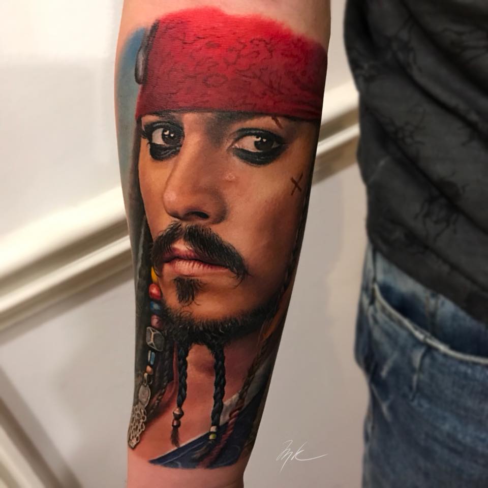 Color Tattoo Jack Sparrow
