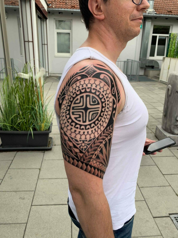 Maori Tattoo Rechter Oberarm1