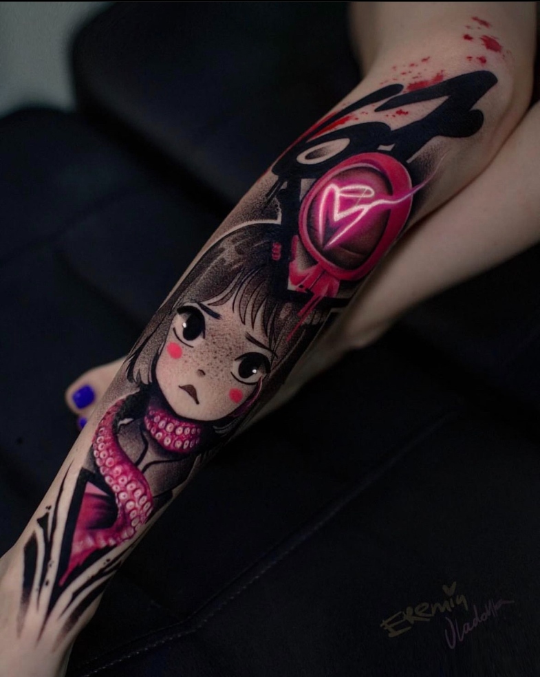 anime-unterarm-tattoo