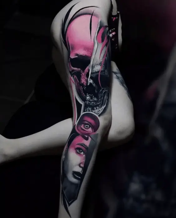 tattoo-studio-frankfurt-highligt-totenkopf-color-black-and-grey-mix-tattoo